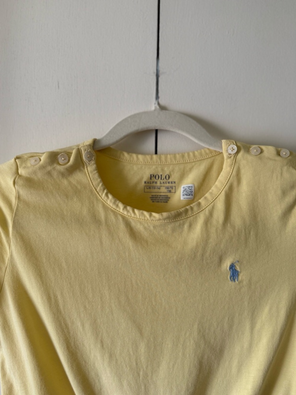 Girls Ralph Lauren Yellow Polo Cotton Romper Drawstring Waist Embroidered Logo - Picture 3 of 5